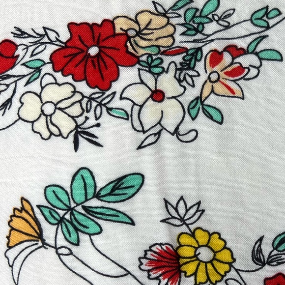 Primark Floral Sleeveless Button Down Tank size 14 - Picture 9 of 15